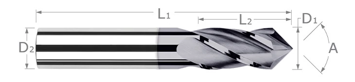 Drill/End Mills - Mill Style - 4 Flute